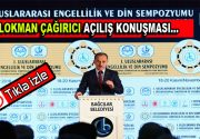 Bağcılar’da düzenlenen I.Uluslararası Engellilik ve Din Sempozyumu’nun açılışında Bağcılar Belediye