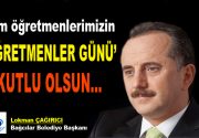 Bağcılar Belediye Başkanı Lokman Çağırıcı, 24 Kasım Öğretmenler Günü Kutlama
