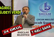 Bağcılar Belediye Başkanı Lokman Çağırıcı, 15. Çocuk Şurası’nda yaptığı konuşmada