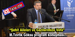 Şehit Aileleri ve Gazilerimize Vefa Programı-(Video Haber)