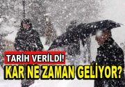 Meteorolojiden alınan bilgilere göre soğuk ve yağışlı havalar kendini göstermeye