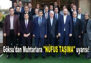 GÖKSU’DAN MUHTARLARA ”NÜFUS TAŞIMA” UYARISI! Esenler Belediye Başkanı Mehmet Tevfik