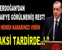 Erdoğan’dan AB’ye görülmemiş rest!