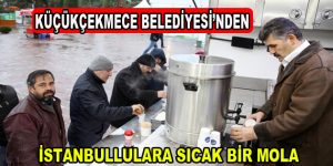 Küçükçekmece Belediyesi’nden İstanbullulara sıcak bir mola