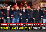Esenler MHP İlçe Başkanlığı ve Esenler Ülkü Ocakları, teröre karşı