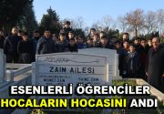 ESENLERLİ ÖĞRENCİLER SABAHATTİN ZAİM’İ ANDI Esenlerli öğrenciler, Hocaların Hocası Prof.