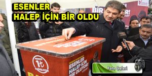 Esenler Halep için bir oldu (Foto Galeri)