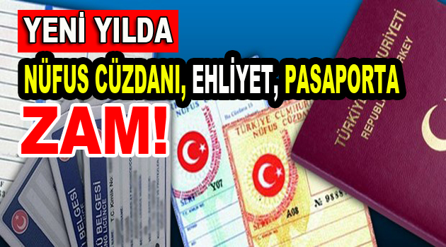 2017 yılında Ehliyet ve Pasaporta zam geliyor