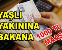 Yaşlı yakını olana ayda 1000 TL!