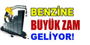 Benzine büyük zam geldi