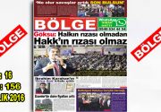 BÖLGE GAZETESİ 156. ”ARALIK” SAYISI ÇIKTI GERÇEK TARAFSIZ VE BAĞIMSIZ