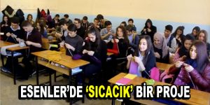 Esenler’de ”Kardeşlik” için örüyorlar