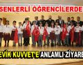 Esenlerli öğrencilerden Çevik Kuvvet’e anlamlı ziyaret