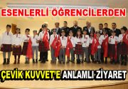 ESENLERLİ ÖĞRENCİLERDEN ÇEVİK KUVVET’E ANLAMLI ZİYARET Esenler’deki çeşitli okullardan 170