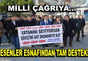 Cumhurbaşkanı Recep Tayyip Erdoğan’ın çağrısına Esenler halkı kayıtsız kalmayarak ellerindeki