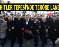 Şehitler Tepesi’nde teröre lanet edildi