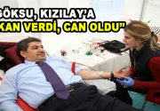 Esenler Dörtyol Meydanı’nda kurulan kan bağışı kampanyasına Esenler Belediye Başkanı
