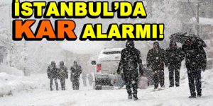 İstanbul’da şiddetli kar fırtınası uyarısı!