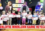 Esenler Belediyesi’ne bağlı Anne Çocuk Kampüsü’deki minikler, büyük bir heyecanla