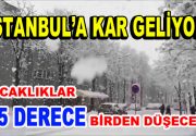 İstanbul’da hafta sonuna doğru Sibirya soğuklukları gelecek. Hava sıcaklığı 10