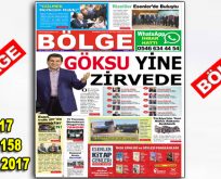 BÖLGE GAZETESİ 158. ”ŞUBAT-2017” SAYISI ÇIKTI