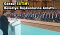 Göksu, ESTİM’i Belediye Başkanlarına anlattı