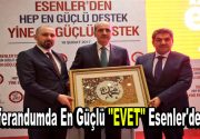 Referandum çalışmaları Esenler’den başladı. AK Parti Esenler İlçe Başkanlığı, 16