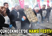 &nbsp; Küçükçekmece Belediyesi tarafından düzenlenen Hamsi Festivali’nde tonlarca hamsi Küçükçekmecelilere