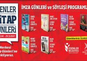 Esenler’de yazarlar okurlarıyla buluşuyor. ”Kitap Günleri” kapsamında Esenler Dörtyol Meydanı’nda