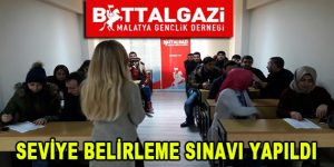 Seviye Belirleme Sınavı Yapıldı