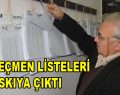 Seçmen listeleri askıya çıktı