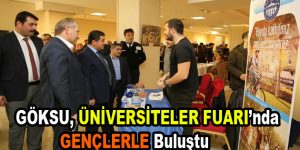 Göksu, Üniversiteler Fuarı’nda öğrencilerle buluştu