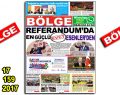 BÖLGE GAZETESİ 159. ”MART-2017” SAYISI ÇIKTI