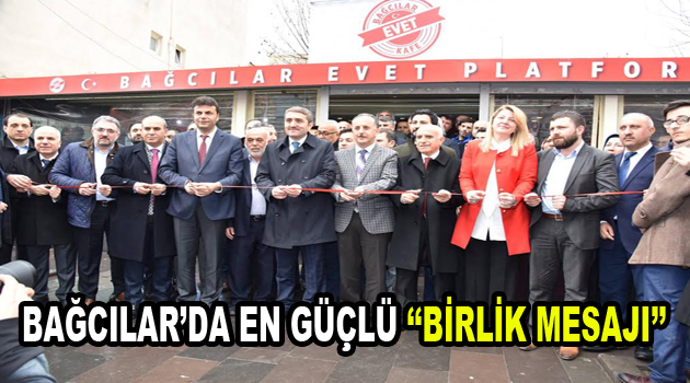 Bağcılar’da en güçlü ”Birlik Mesajı”