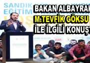 Enerji ve Tabii Kaynaklar Bakanı Berat Albayrak, Esenler’de katıldığı toplantıda
