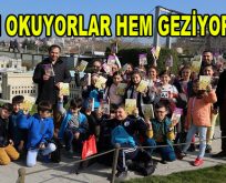Hem okuyorlar hem geziyorlar…