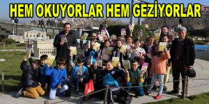 Hem okuyorlar hem geziyorlar…