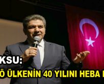 Göksu; ”FETÖ Ülkenin 40 Yılını Heba Etti”