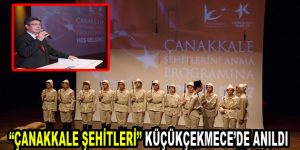 ”Çanakkale Şehitleri” Küçükçekmece’de anıldı