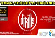 Esenler Belediyesi Sanat Evi (ESEV) öğrencilerinin “15 Temmuz” temasıyla hazırladıkları