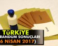 2017 Anayasa Referandumu Sonuçları