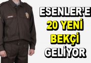 Esenler Kaymakamlığı tarafından ilçede çarşı ve mahalle bekçiliği için görev