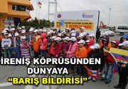 8. Uluslararası Barış Ekmeği Festivali kapsamında Esenler’e gelen direniş ülkelerin çocukları,