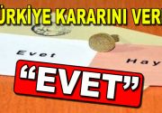 16 Nisan Anayasa değişikliği Referandum sonuçlarına göre sandıktan ”EVET” çıktı…