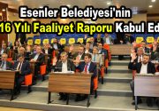 Esenler Belediye Meclisi’nin Nisan ayı toplantısında ”Yıllık Faaliyet Raporu” oylamaya