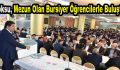 Göksu, mezun olan bursiyer öğrencilerle buluştu