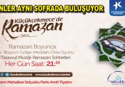 Küçükçekmece’de on binlerce vatandaş Ramazan ayı boyunca 21 mahallede kurulacak