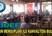Rize Dernekler Federasyonu (RİDEF), Basın Mensubu çalışanları ile Esenler’de kahvaltıda