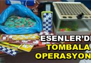 Esenler’de tombala operasyonunda 14 kişi gözaltına alındı. İstanbul Organize Suçlarla