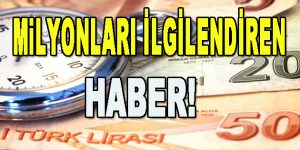 Milyonları İlgilendiriyor… Bunu yapan ceza, Faiz, ve Hacizden kurtulacak!